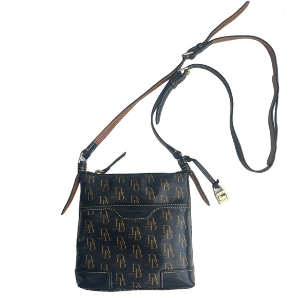 Dooney & Bourke Signature DB Logo Crossbody - Picture 1 of 12